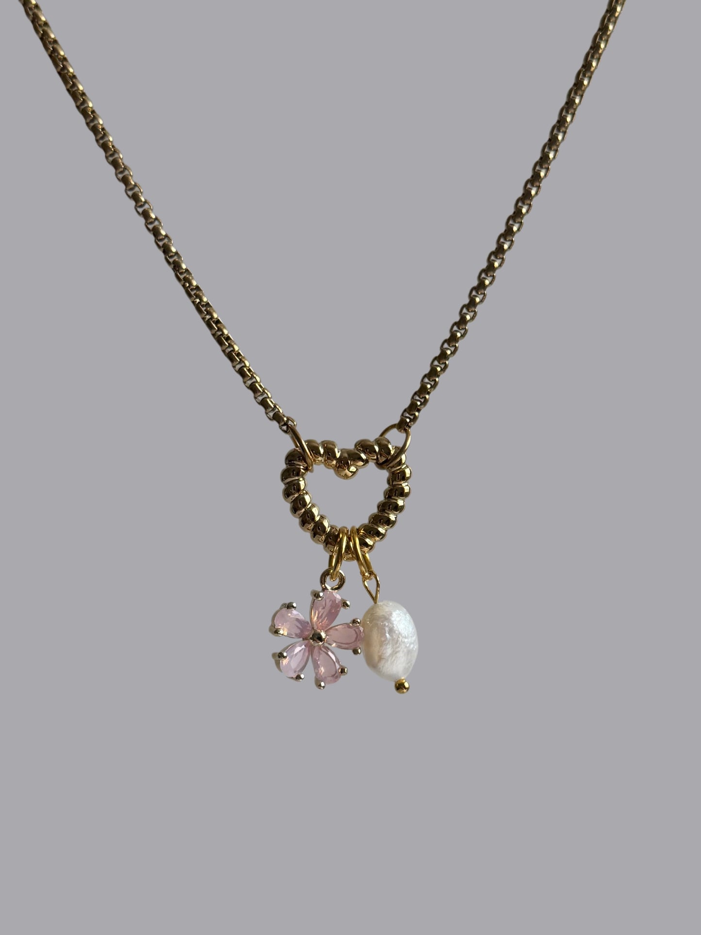 Twist Love Charm Necklace