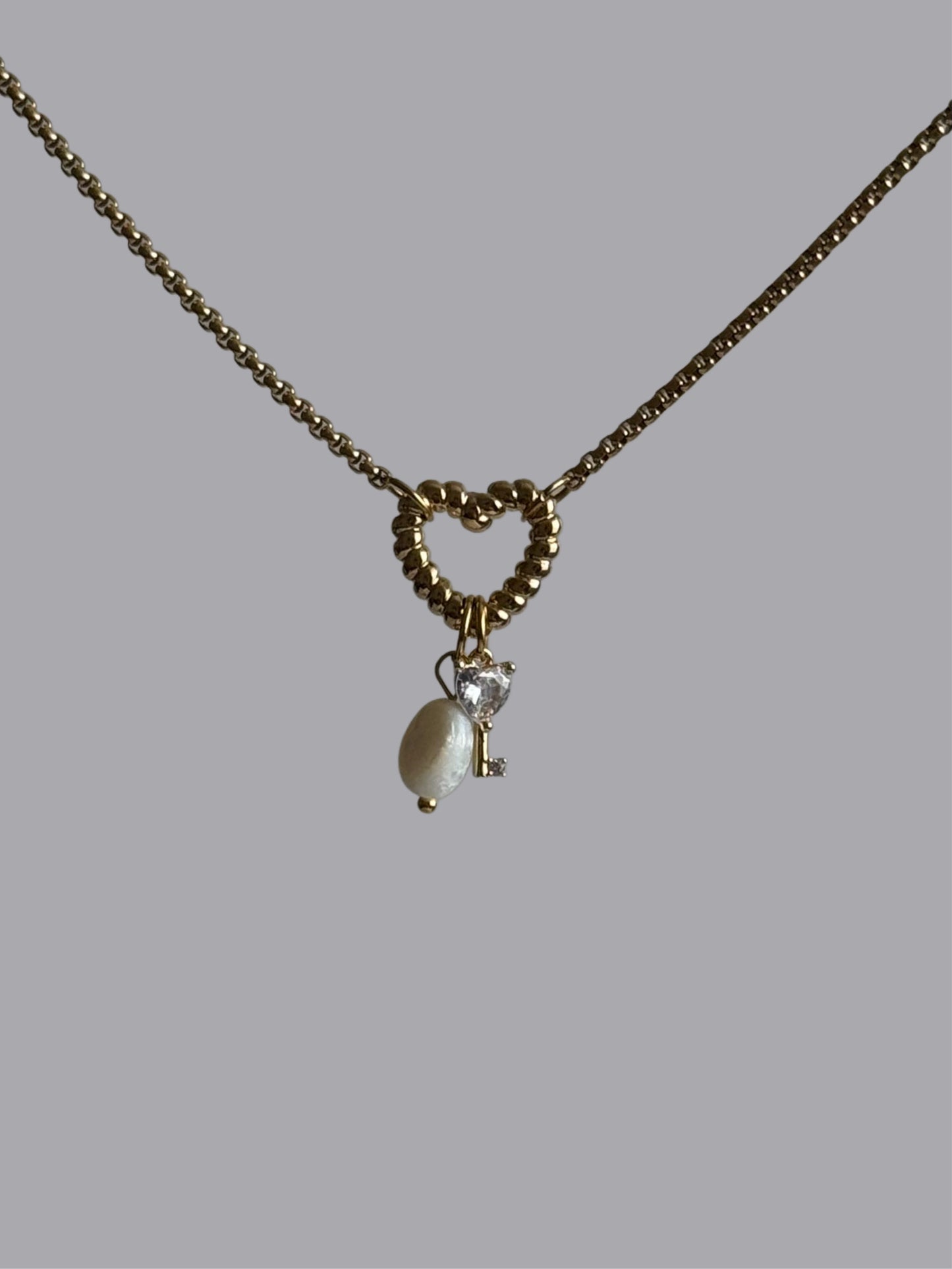 Twisted Love Key Necklace