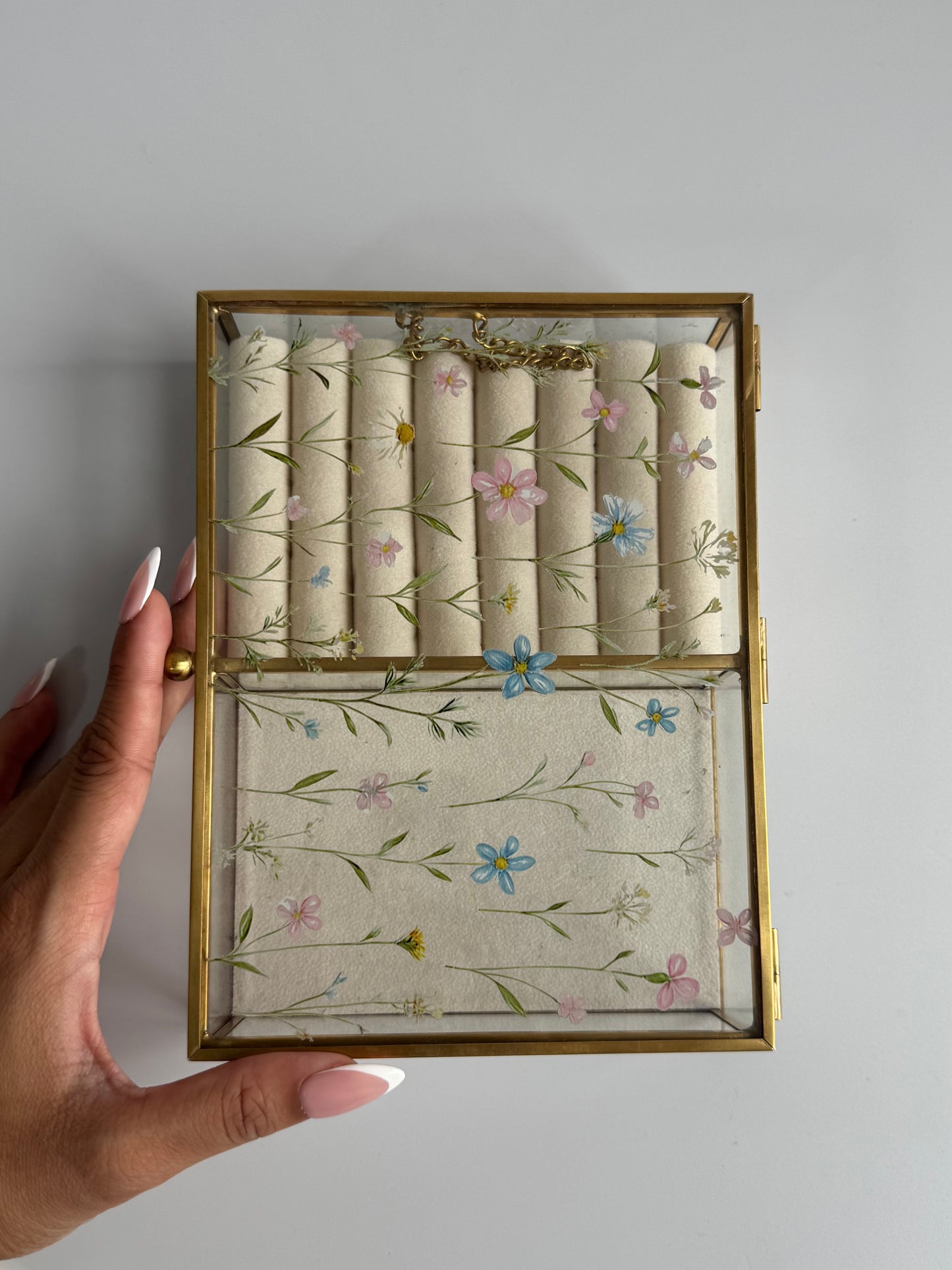 Heirloom Floral Jewellery Box