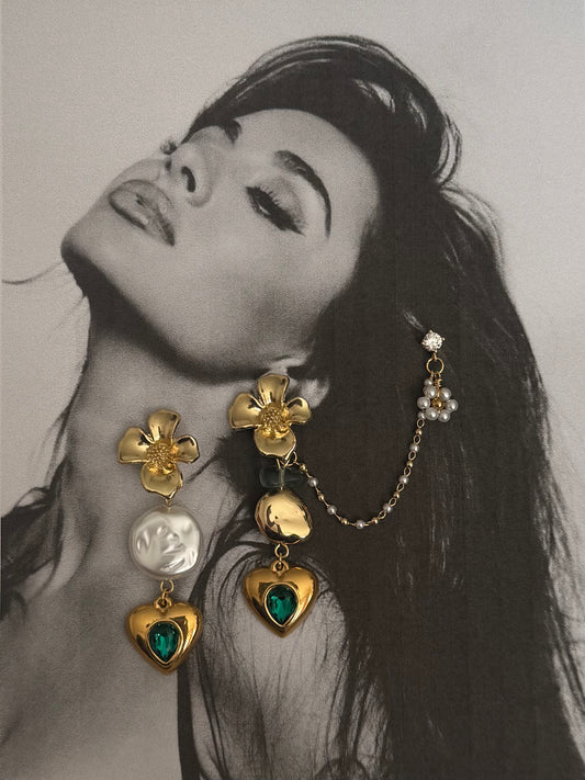 Emerald Drop Earrings