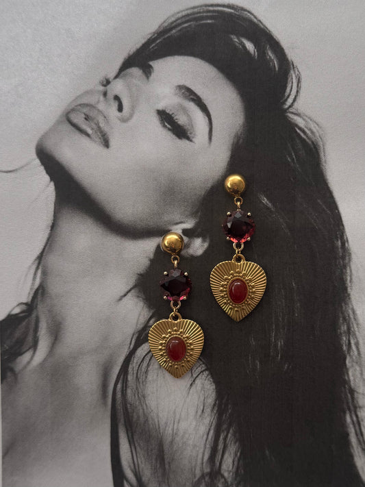 Sweetheart Drop Earrings